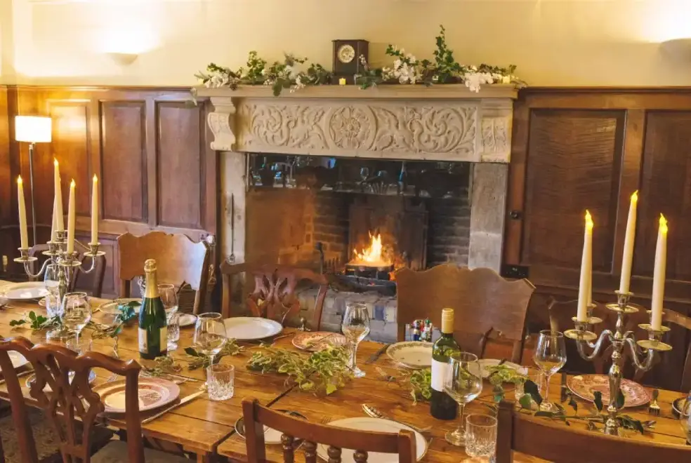 Dining room at Bowley Hall