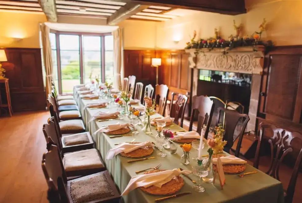 Dining room at Bowley Hall
