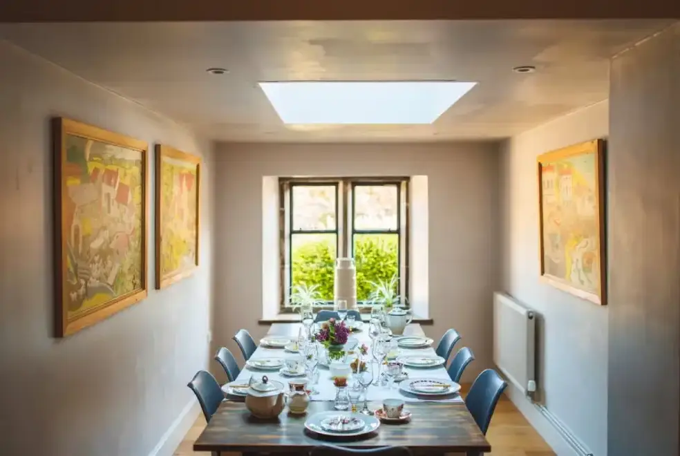 Dining room at Bowley Hall