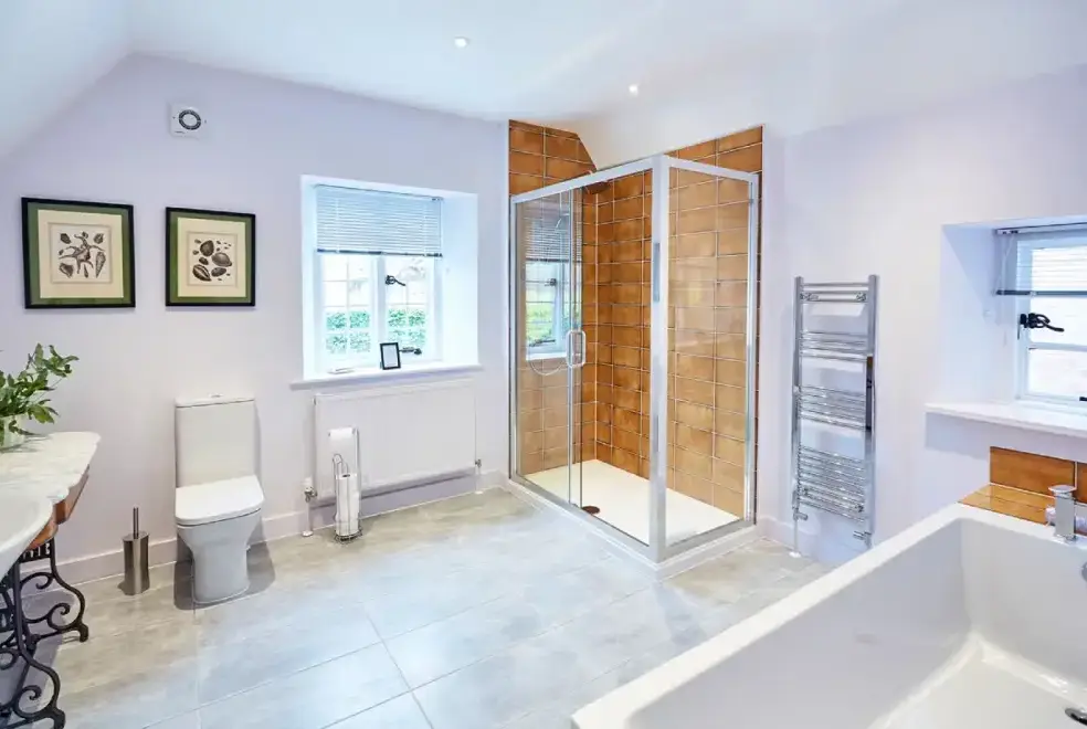 Family bathroom at Bowley Hall