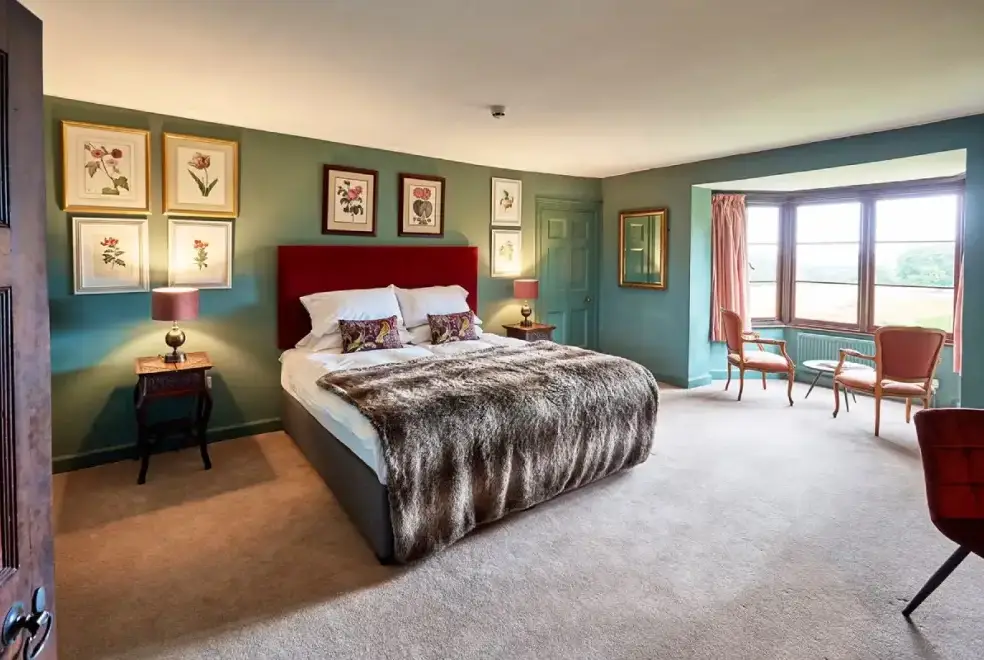Bedroom at Bowley Hall