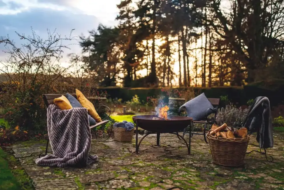 Firepit at Bowley Hall