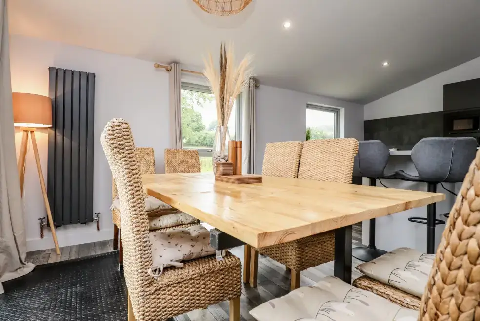 Dining room at Box Tree Escapes