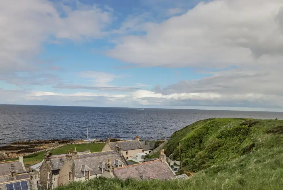 Sev view at Braehead Croft