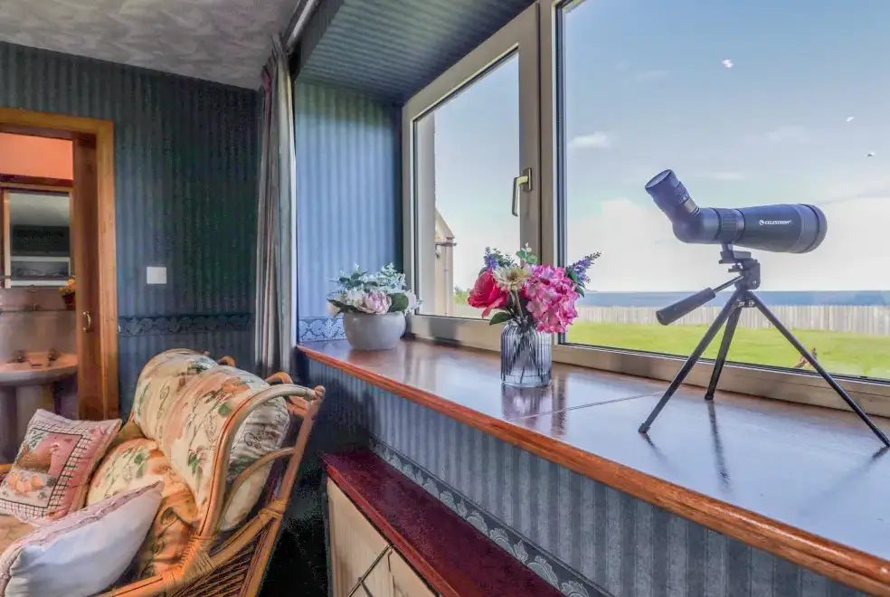 Sev view at Braehead Croft