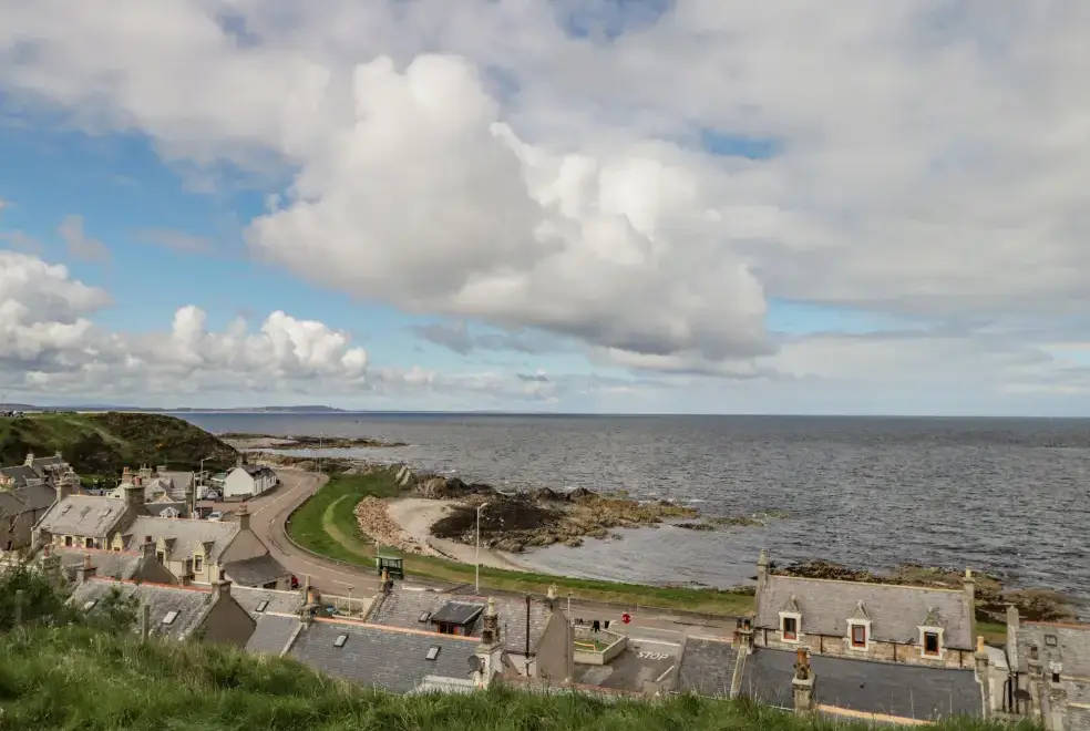 Sev view at Braehead Croft