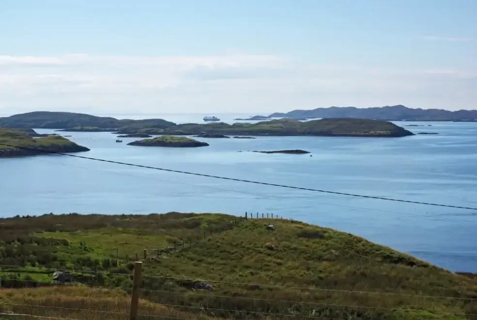 Coastal scenes near Braemore Cottage