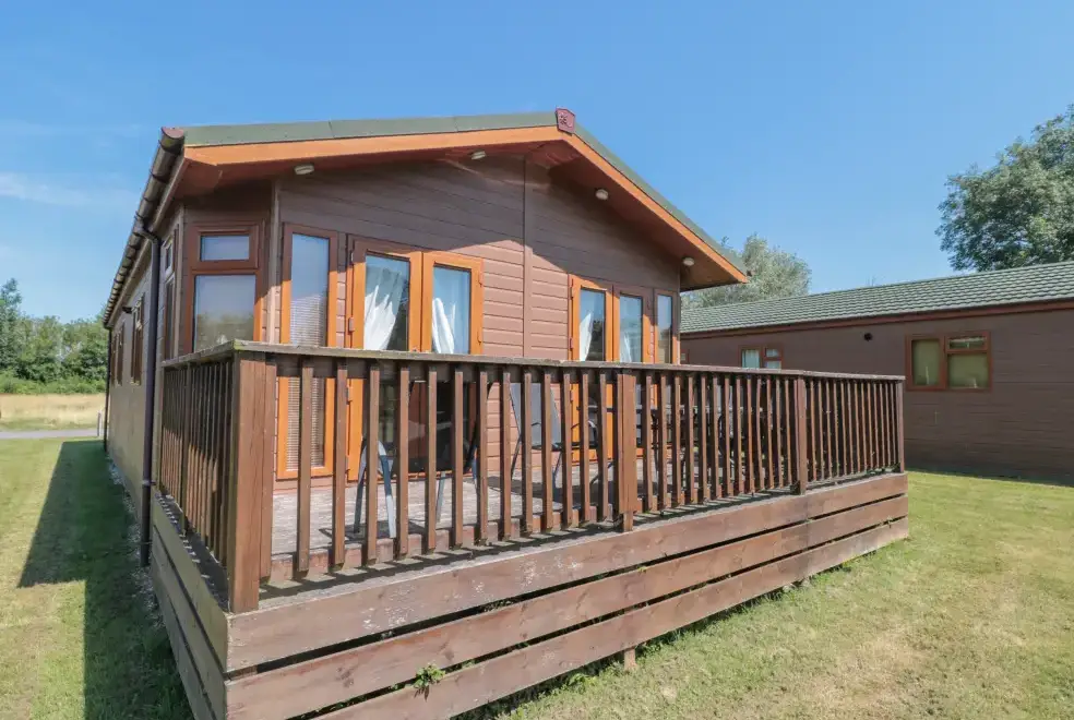 Decked area at Bramley Lodge