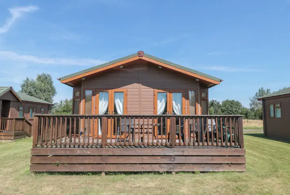 Decked area at Bramley Lodge