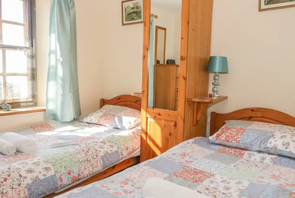 Bedroom at Branscombe Holiday Cottage at Old Higher Lighthouse