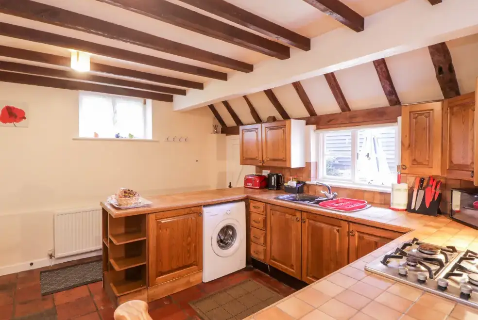 Farmhouse style kitchen at Brew Cottage