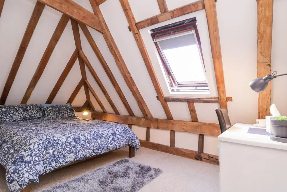 Bedroom at Brew Cottage