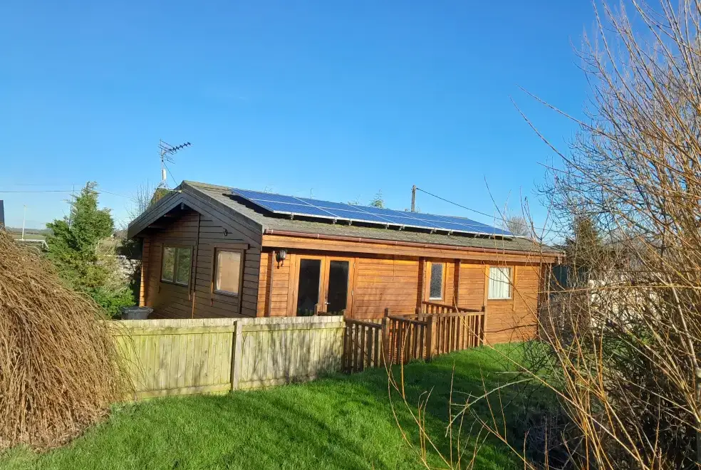 Briarcroft Fishery Lodge, from the outside