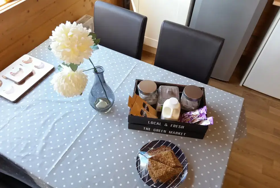 Kitchen/diner at Briarcroft Fishery Lodge
