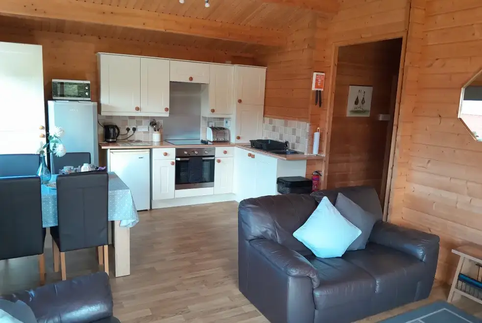 Kitchen/diner at Briarcroft Fishery Lodge