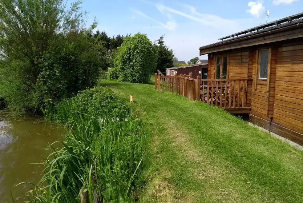 Countryside views at Briarcroft Fishery Lodge