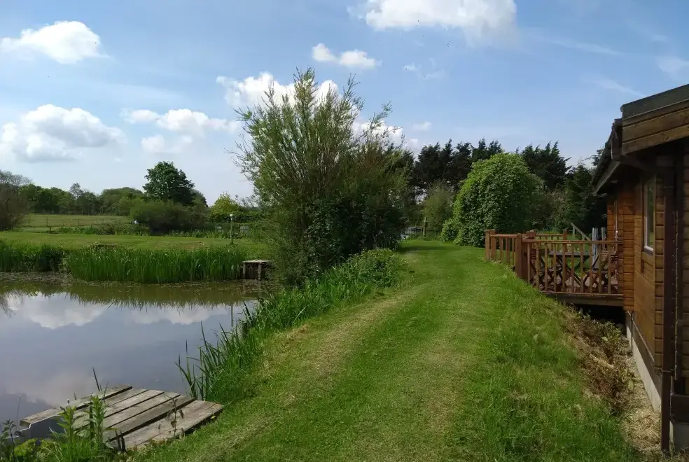 Countryside views at Briarcroft Fishery Lodge