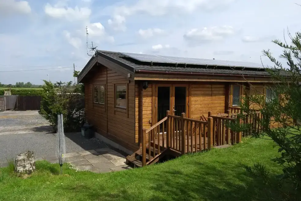Briarcroft Fishery Lodge, from the outside