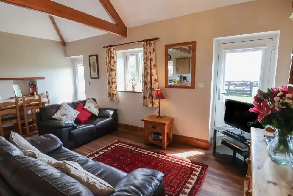 Lounge at Broadings Cottage at Broadings Farm