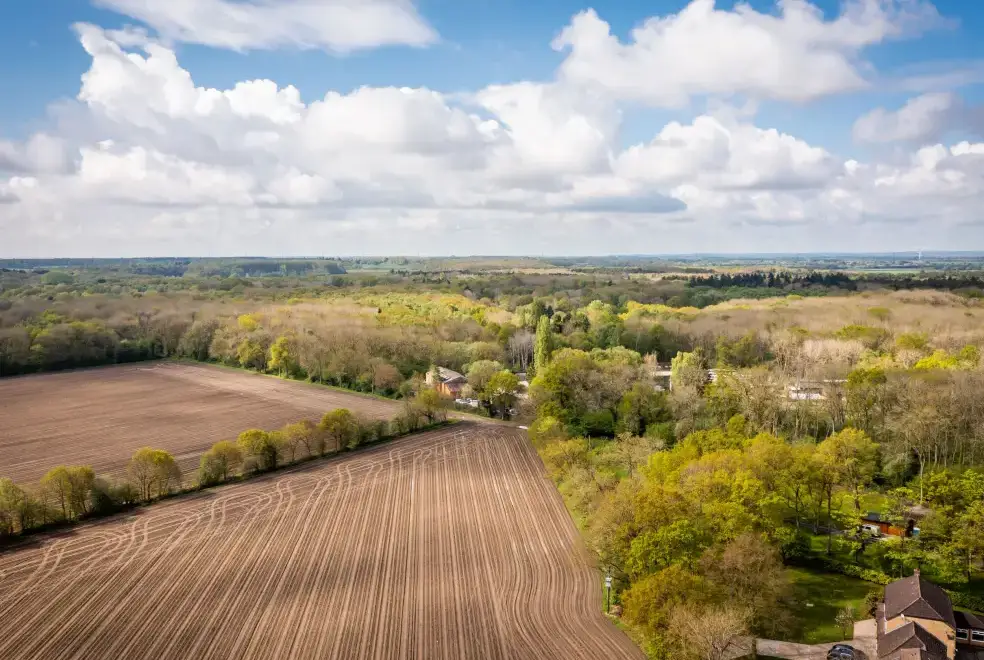 Countryside views at Broadleaf Lodge