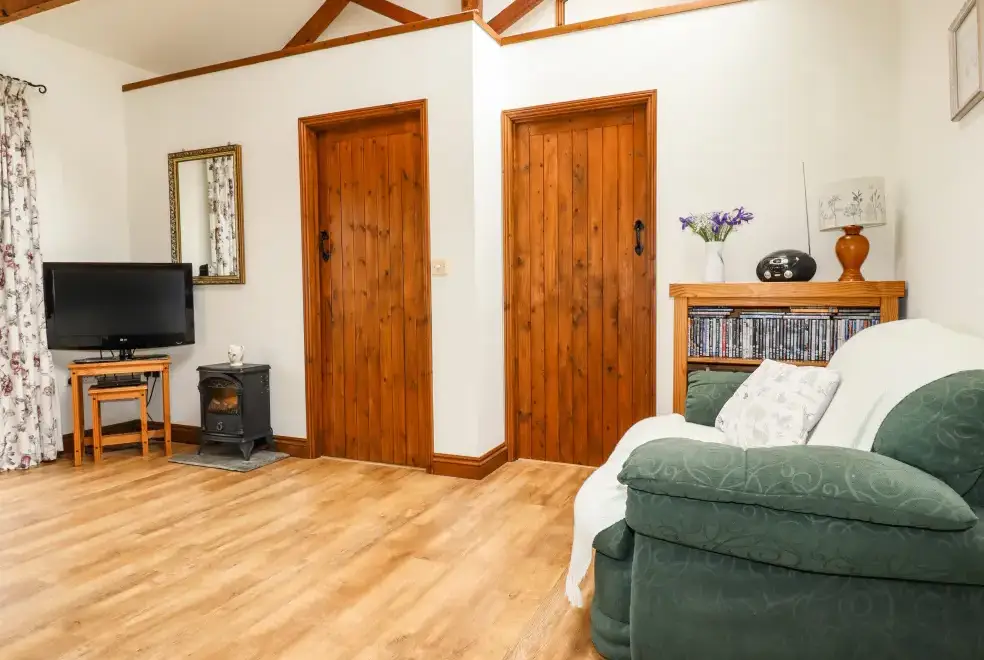 Lounge at Brock's Self-Catering Cornish Barn Conversion, The South West