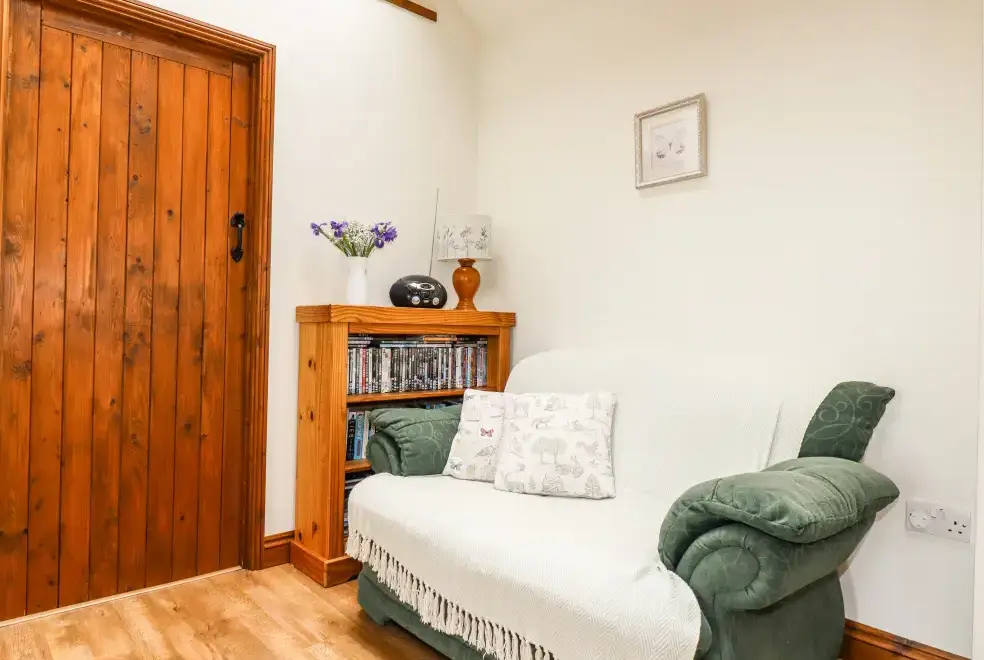 Lounge at Brock's Self-Catering Cornish Barn Conversion, The South West