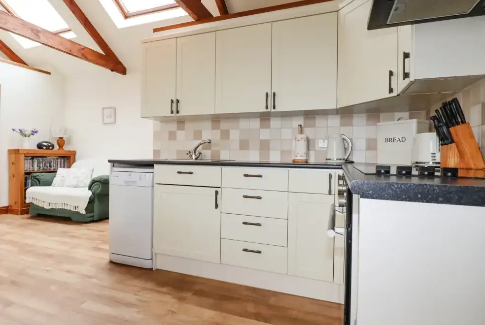 Kitchen/diner at Brock's Self-Catering Cornish Barn Conversion, The South West