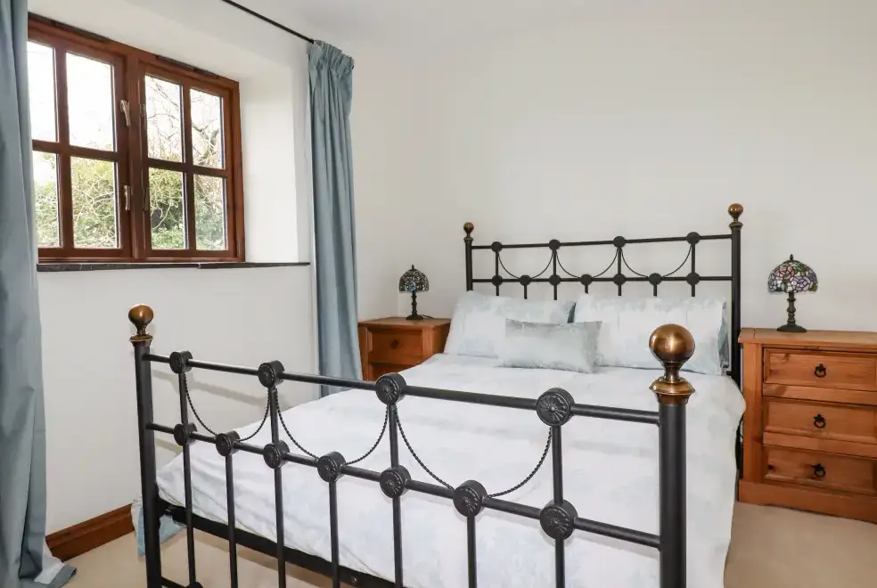 Bedroom at Brock's Self-Catering Cornish Barn Conversion, The South West