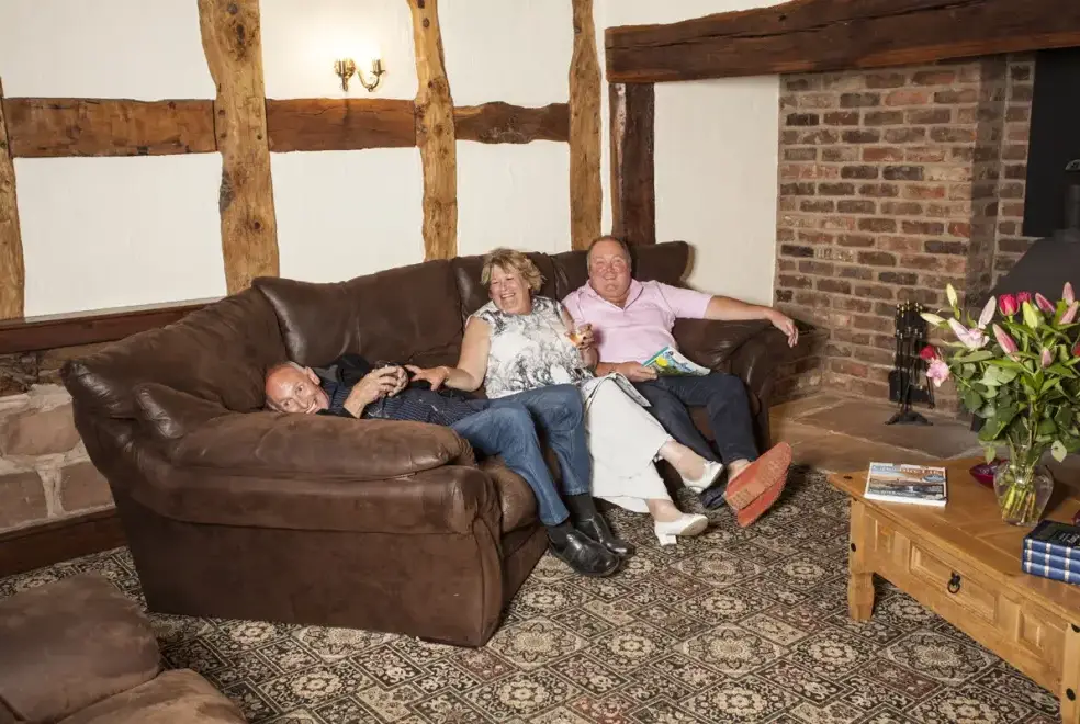 Lounge at Brookbank farm