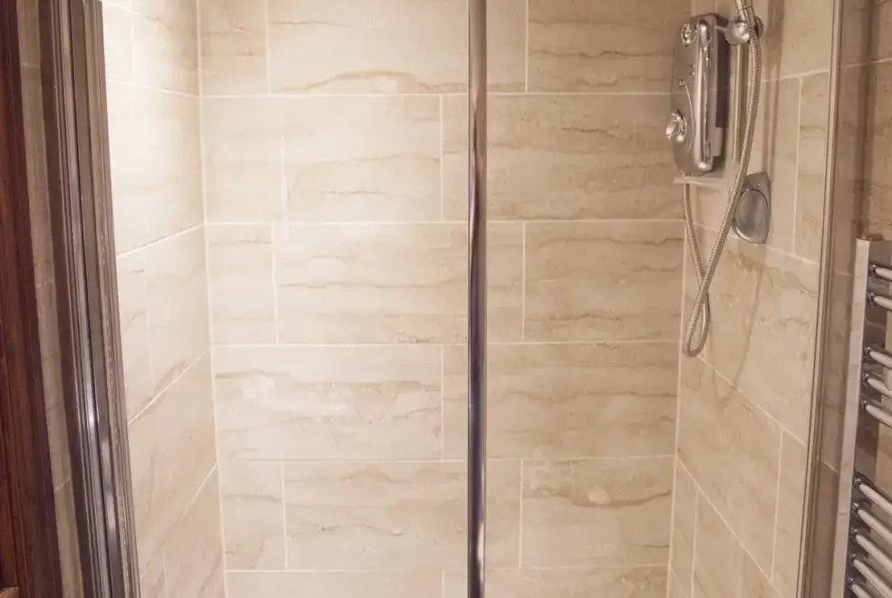 Shower room at Brookbank farm