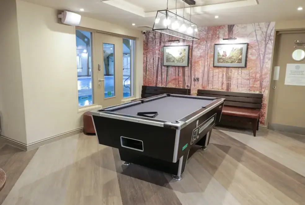 Games Room at Brunston Castle Lodge
