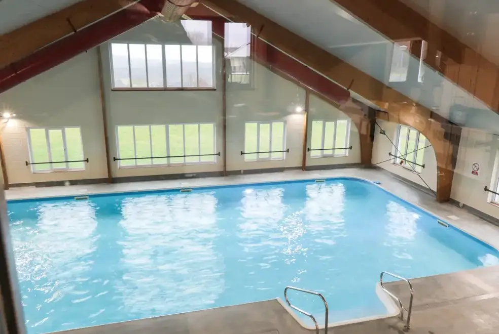 Private Swimming Pool at Brunston Castle Lodge