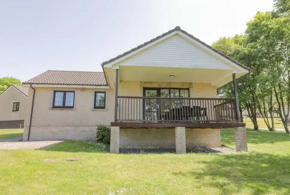 Balcony at Brunston Castle Lodge