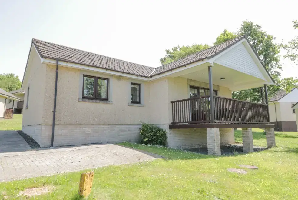 Balcony at Brunston Castle Lodge