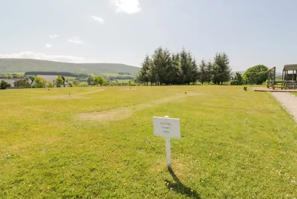 Countryside views at Brunston Castle Lodge