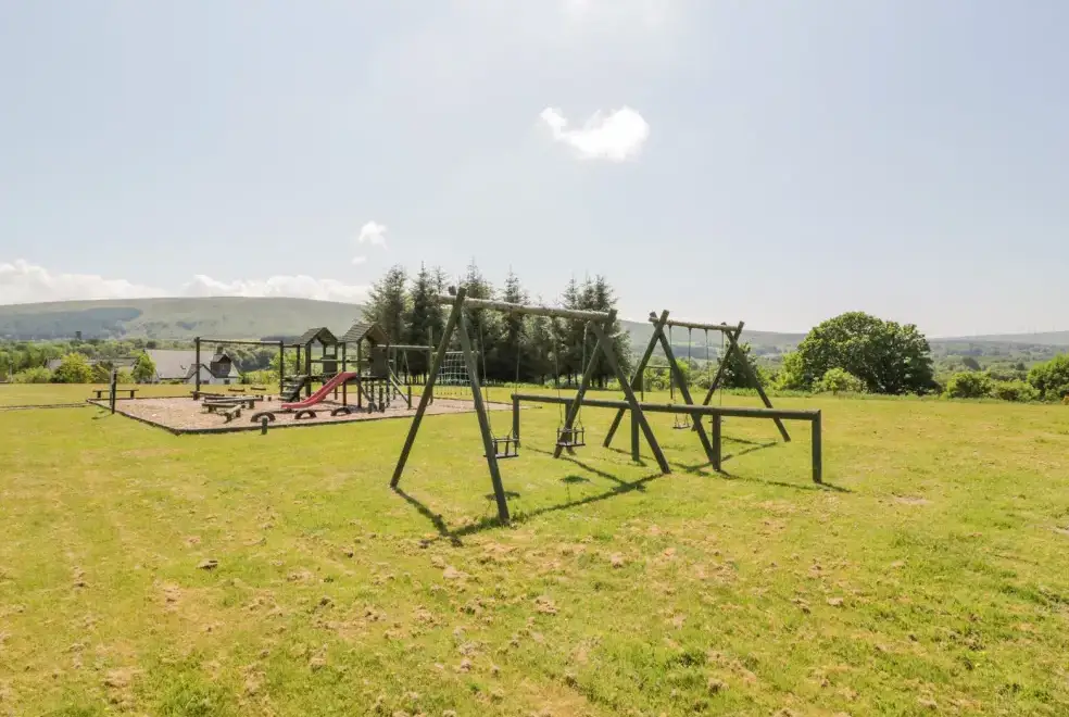 Children’s play area at Brunston Castle Lodge