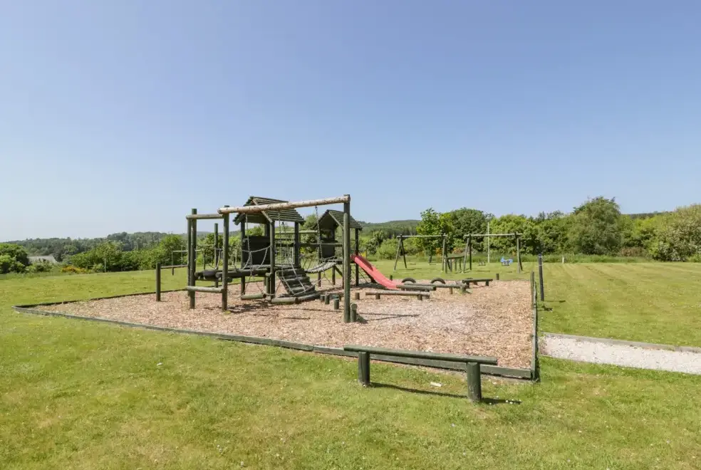 Children’s play area at Brunston Castle Lodge