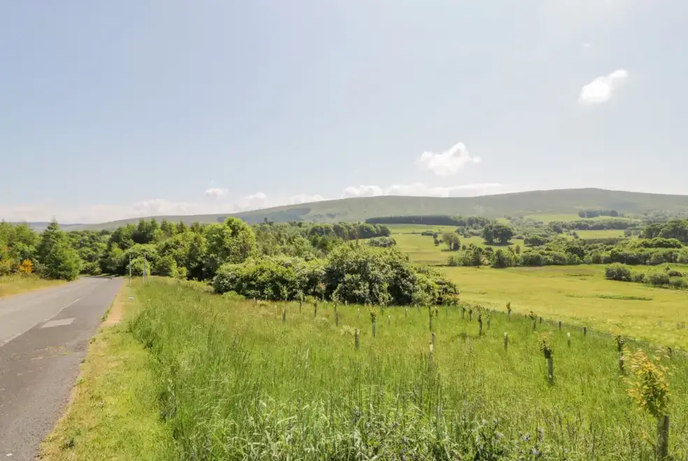 Countryside near Brunston Castle Lodge