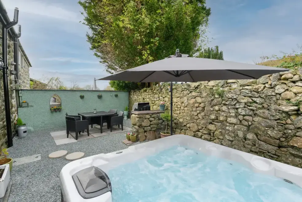 Private Hot Tub at Bryn Aber Bach
