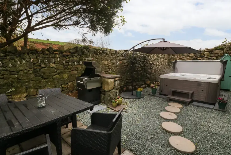 Private Hot Tub at Bryn Aber Bach