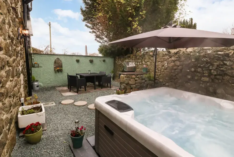Private Hot Tub at Bryn Aber Bach