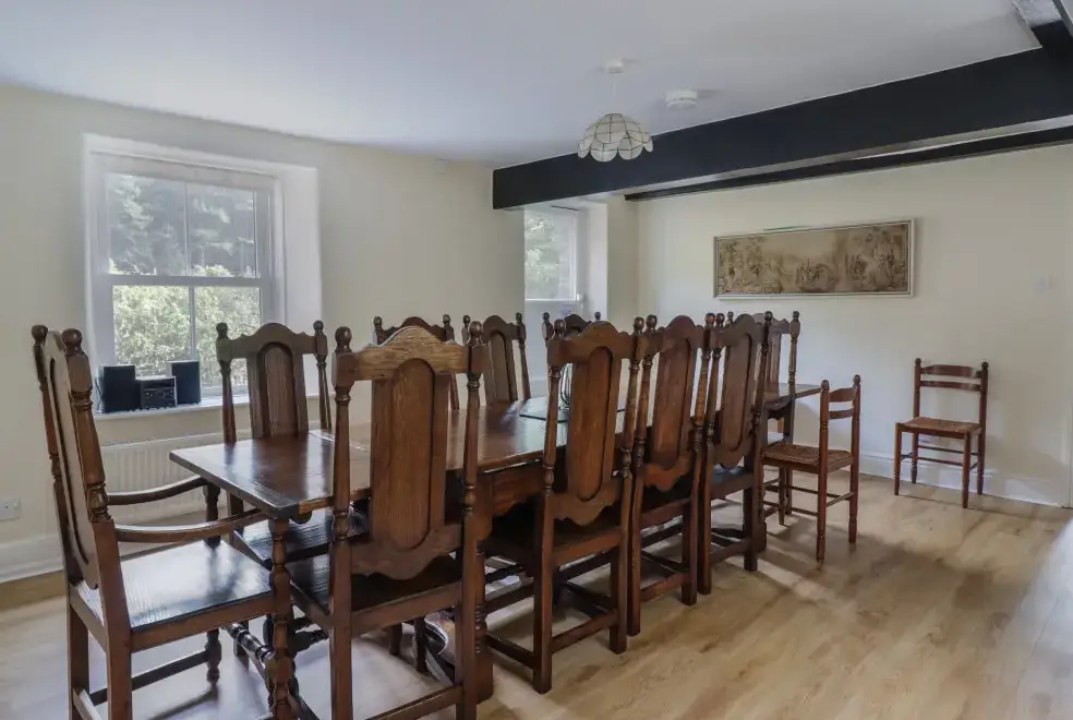 Dining room at Bryn Cemlyn