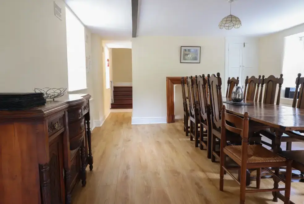 Dining room at Bryn Cemlyn