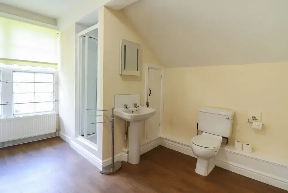 Shower room at Bryn Cemlyn