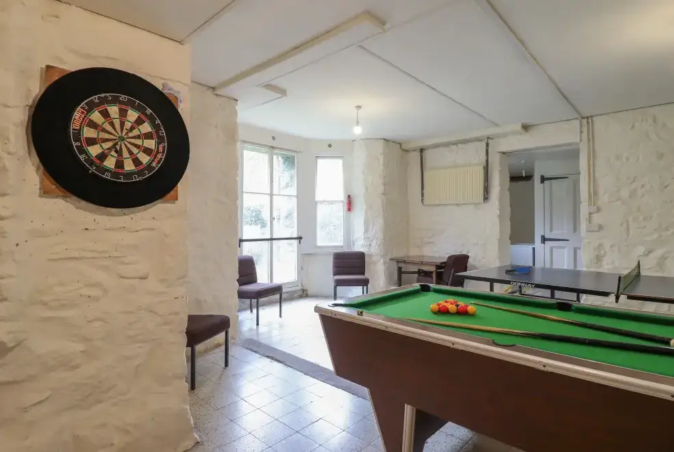 Games Room at Bryn Cemlyn