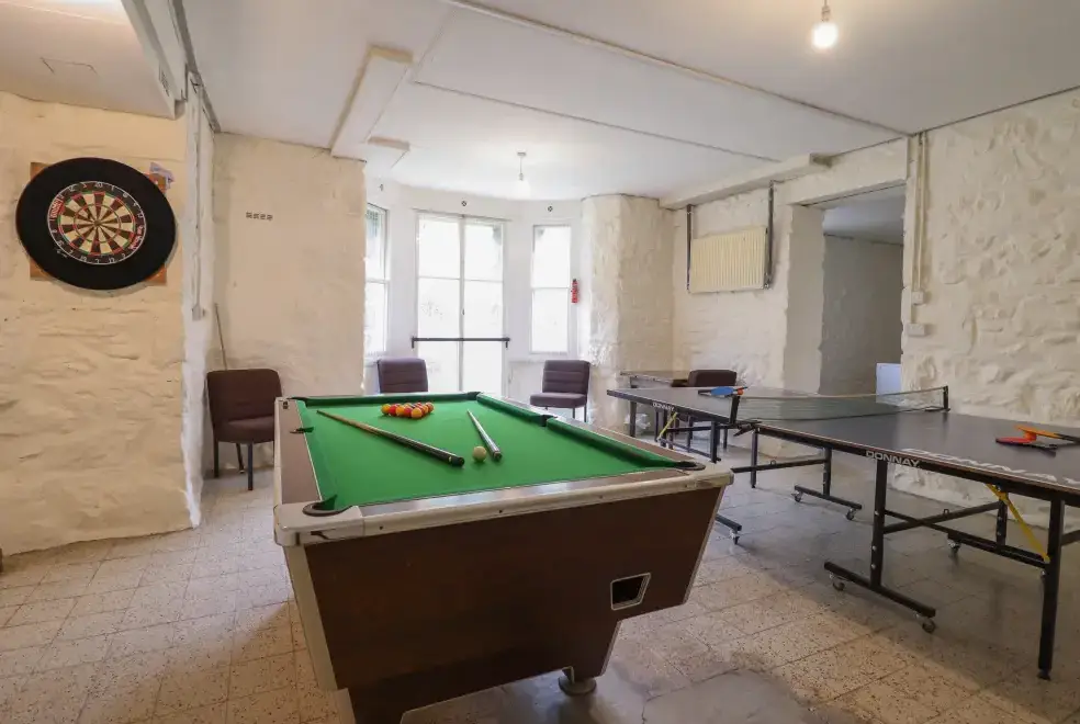 Games Room at Bryn Cemlyn