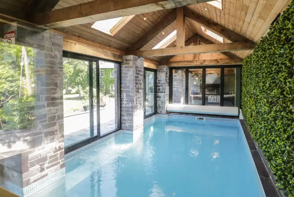 Private Swimming Pool at Bryn Derwen