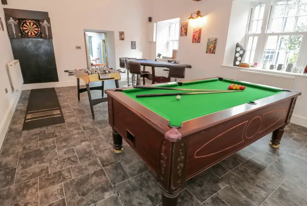 Games Room at Bryn Derwen