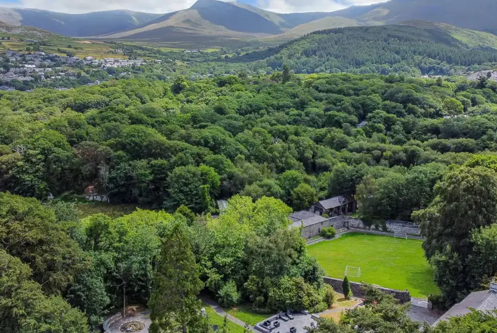 Countryside views at Bryn Derwen