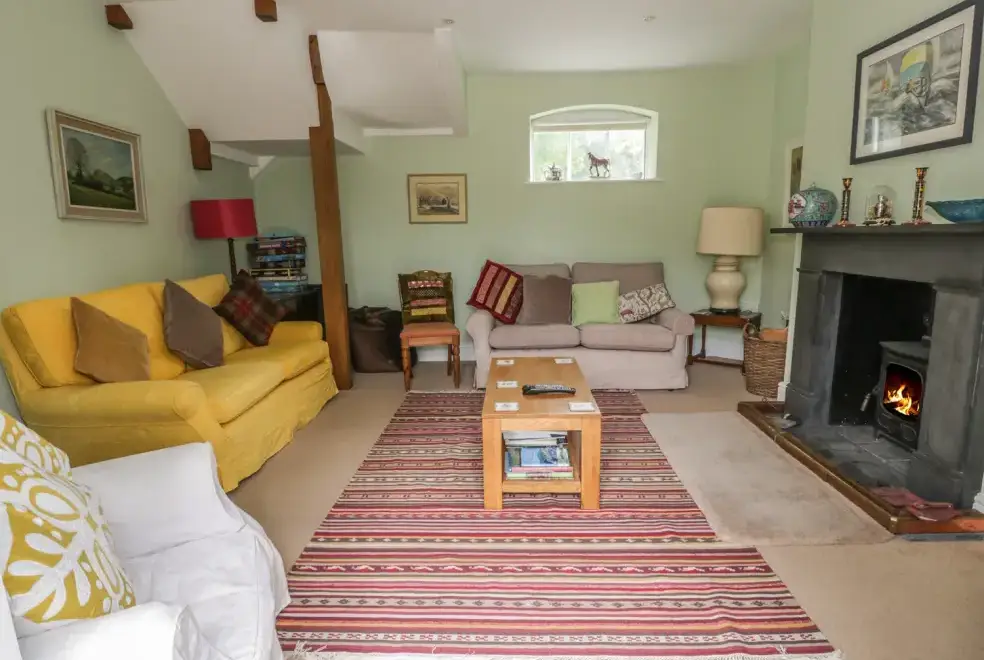 Lounge at Bryn Howell Holiday Barn